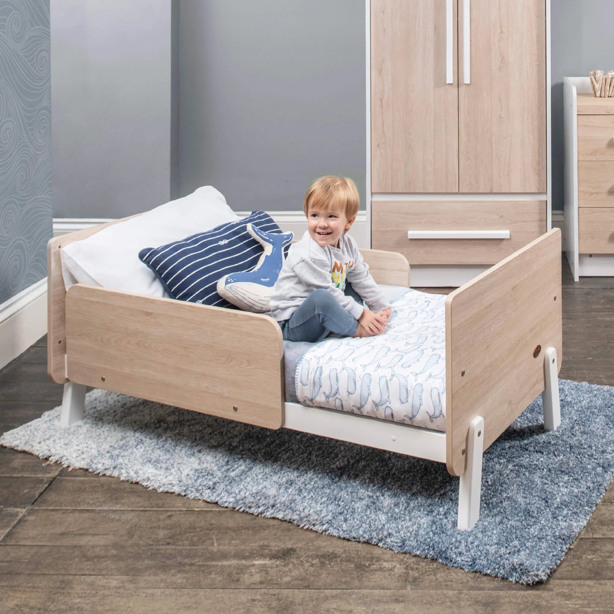Boori Natty — 3-in-1-Kinderbett mit der Funktion eines Kleinkinderbettes (von Geburt bis 5 Jahre)