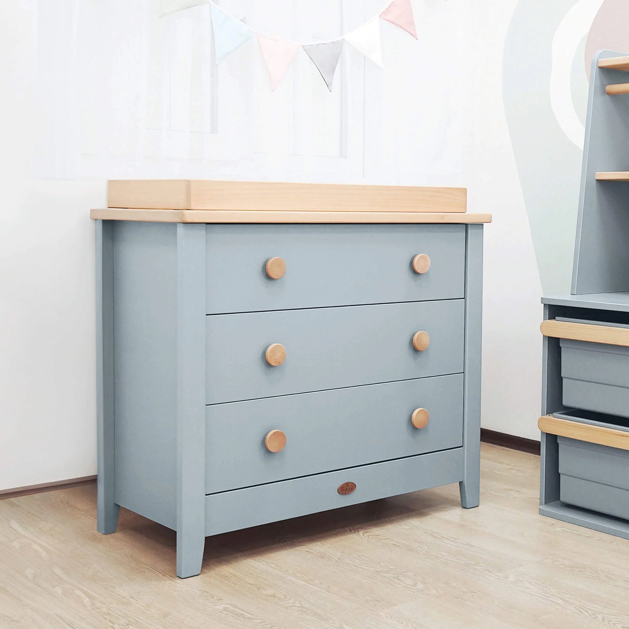 Kommode Boori mit 3 Schubladen – für das Kinder- und Schlafzimmer