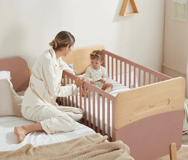 Boori Neat 5-in-1 Babybett mit Wiege- und Kinderbettfunktion