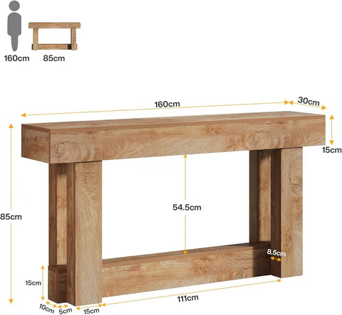 Konsolentisch aus Holz im Landhausstil