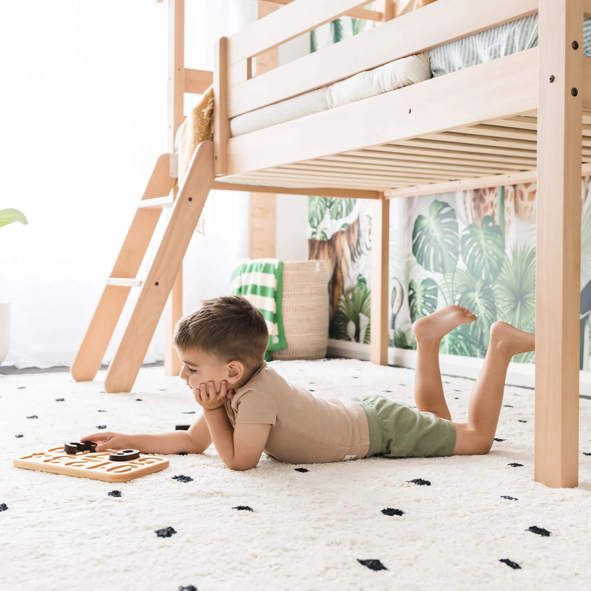 Boori Forest – Kinderhochbett mit Tipi-Dachkonstruktion (ab 6 Jahre)