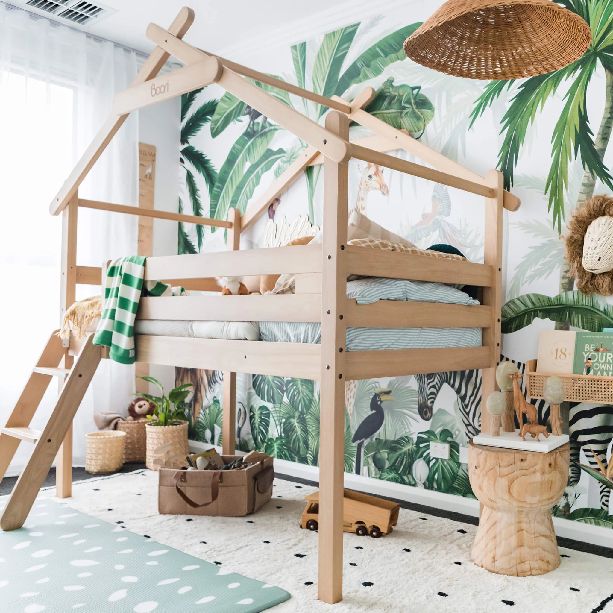 Boori Forest – Kinderhochbett mit Tipi-Dachkonstruktion (ab 6 Jahre)