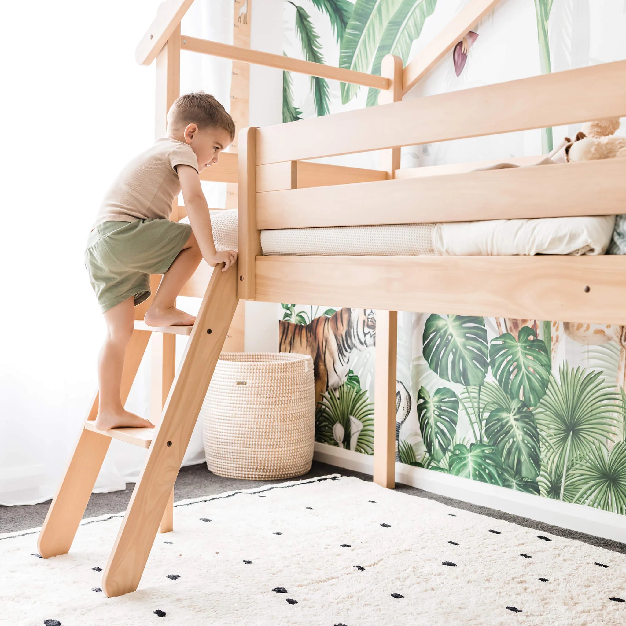 Boori Forest – Kinderhochbett mit Tipi-Dachkonstruktion (ab 6 Jahre)