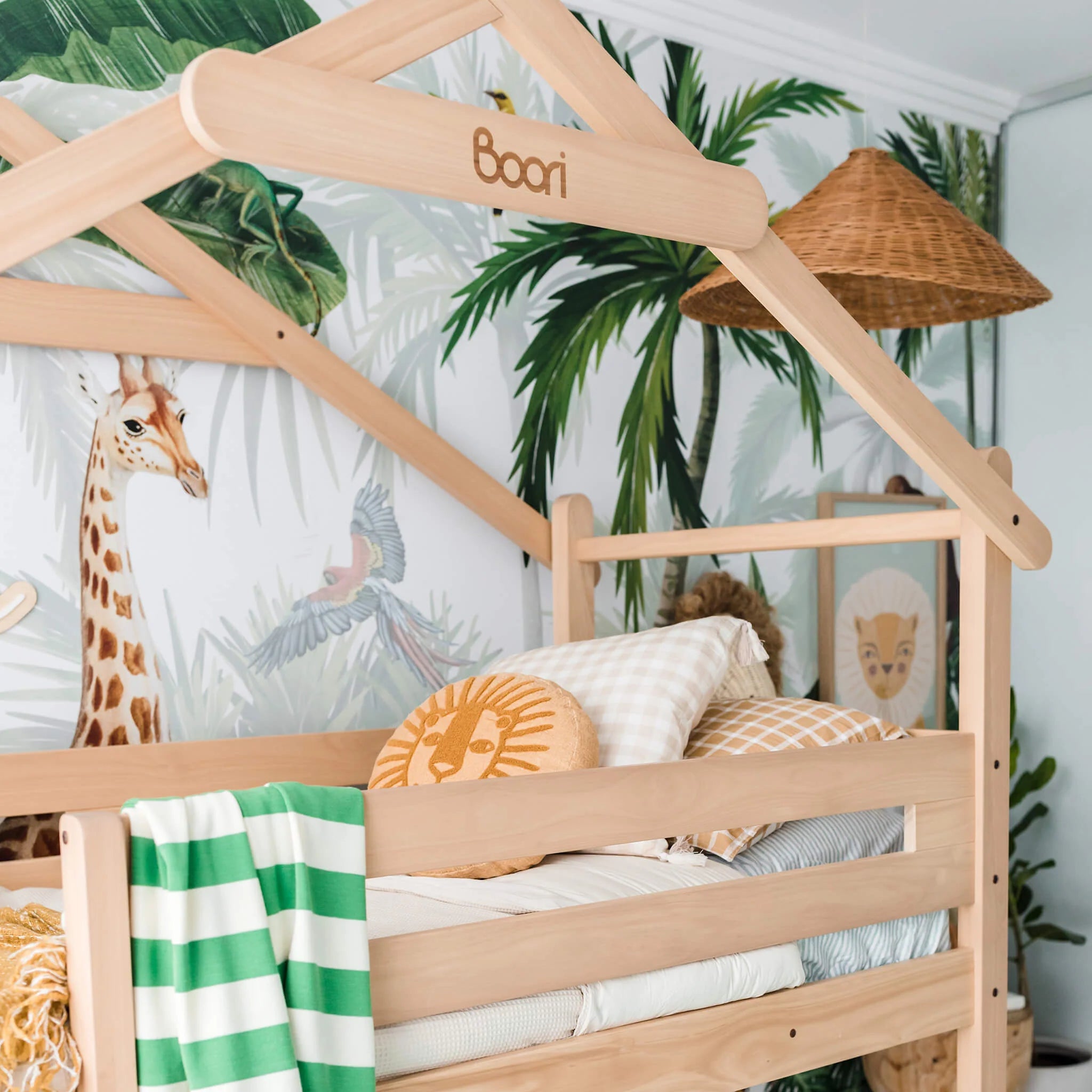 Boori Forest – Kinderhochbett mit Tipi-Dachkonstruktion (ab 6 Jahre)