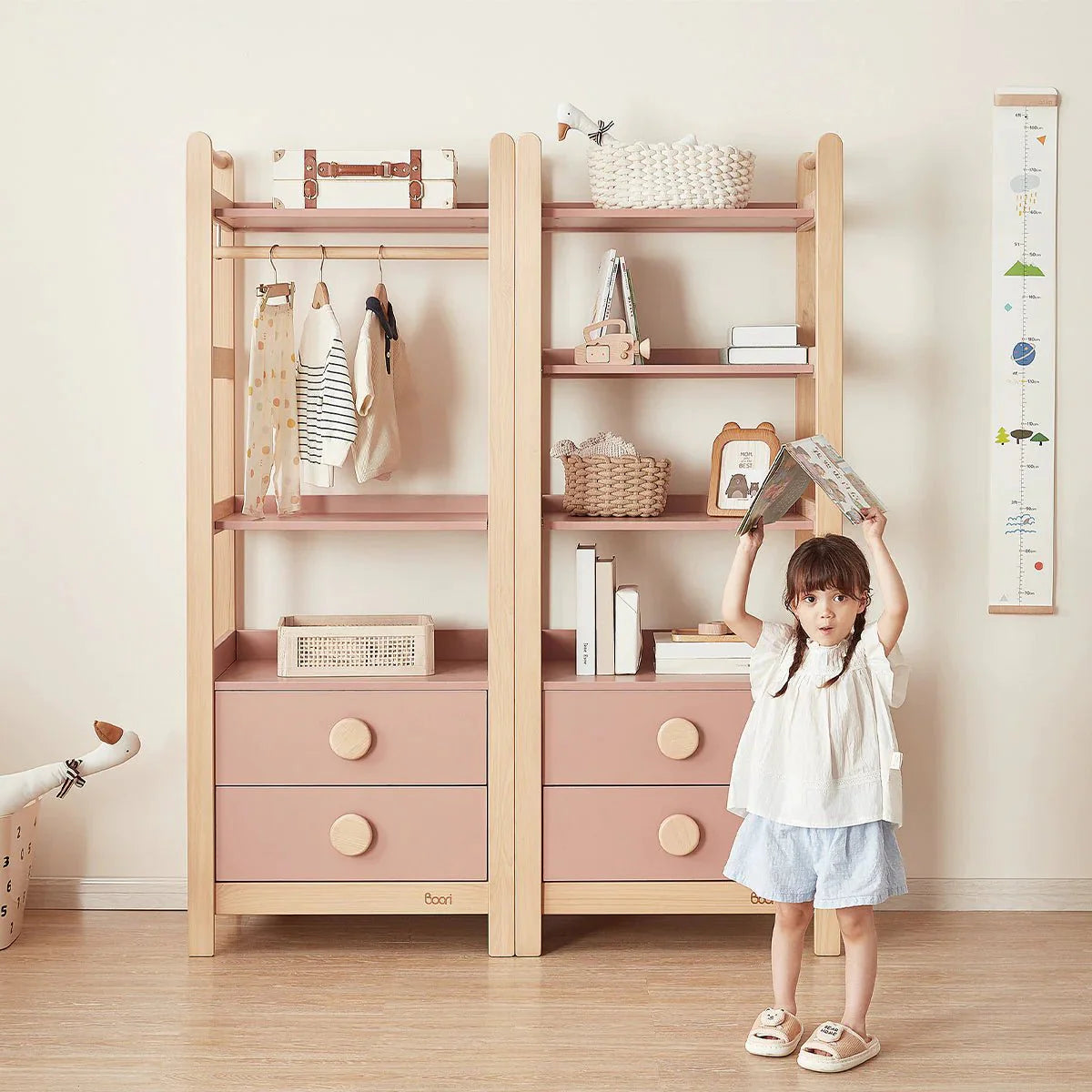 Boori Tidy Multifunktionsregal und Kleiderschrank 2-in-1