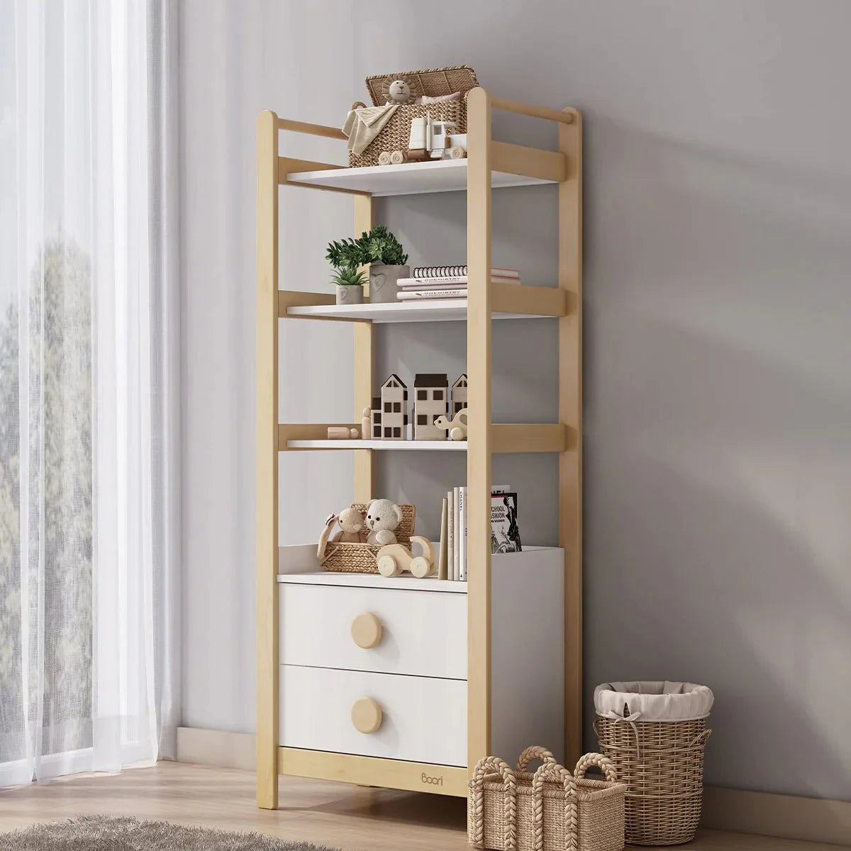 Boori Tidy Multifunktionsregal und Kleiderschrank 2-in-1