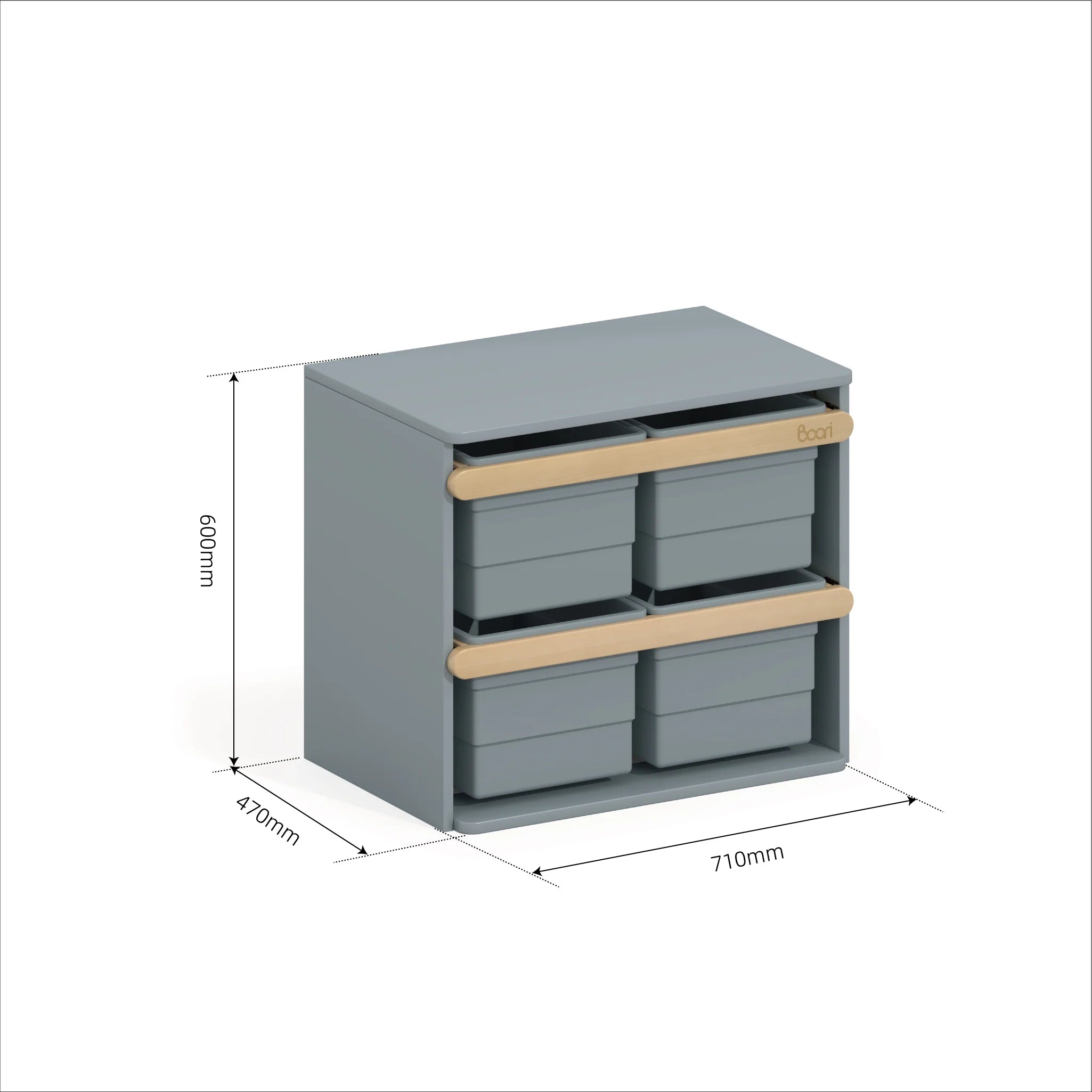 Boori Tidy Organizer mit ausziehbaren Behältern