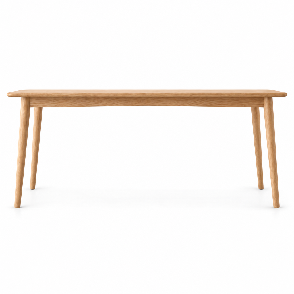 Esstisch Amber Eiche – Massivholz, Honigeiche, 140 × 80 cm