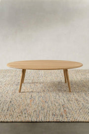 Ovale Couchtisch Ovalis aus Eiche