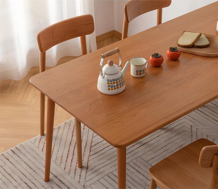 Esstisch Amber Eiche – Massivholz, Honigeiche, 140 × 80 cm