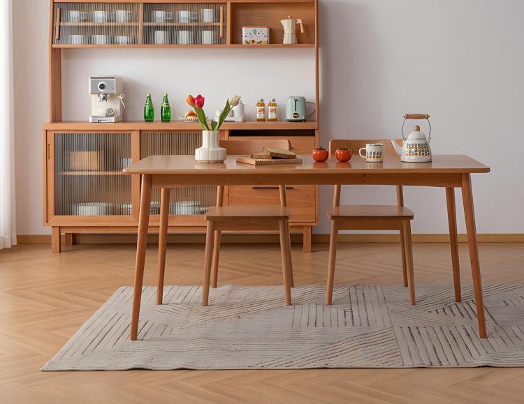 Esstisch Amber Eiche – Massivholz, Honigeiche, 140 × 80 cm