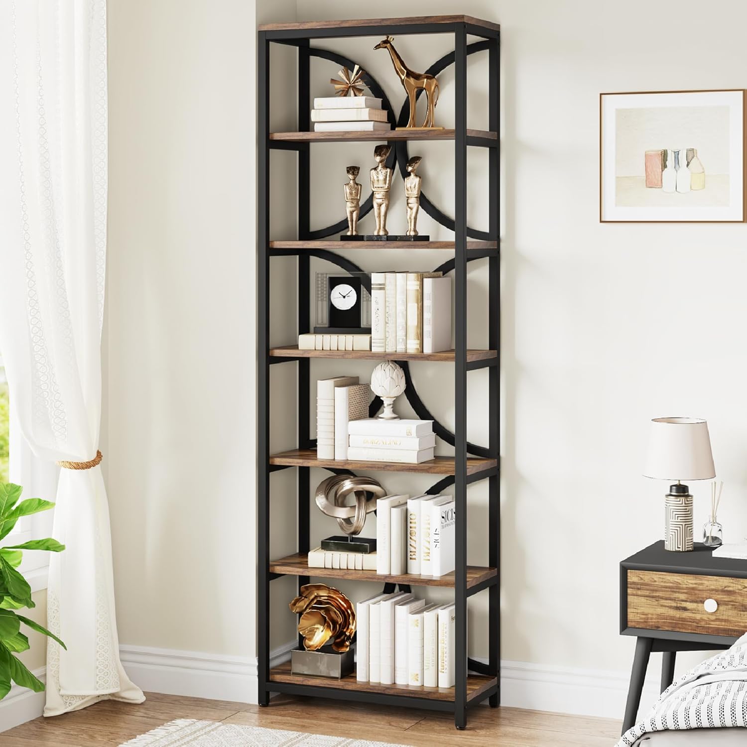 Bücherregal Industrial-Stil 200 cm