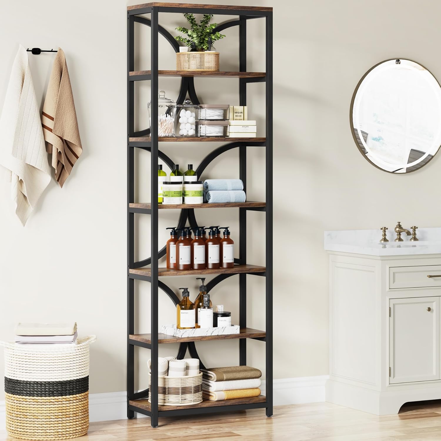Bücherregal Industrial-Stil 200 cm