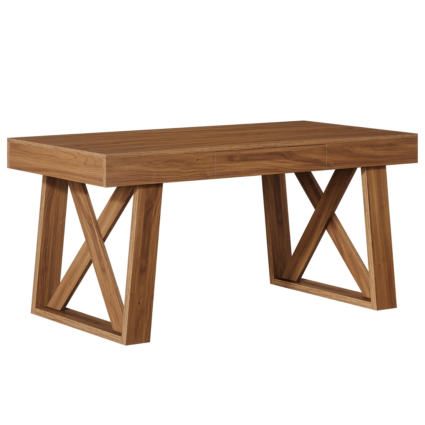 Retro-Schreibtisch mit Schublade