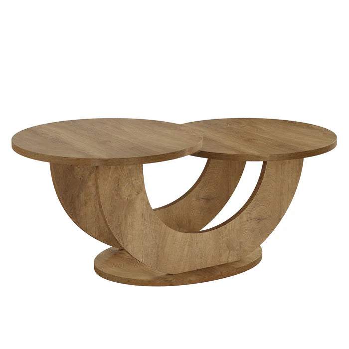 Zweistufiger Couchtisch 115 cm mit U-Rahmen