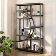 Etagere 175 cm mit 9 Regalböden - geometrisches Design