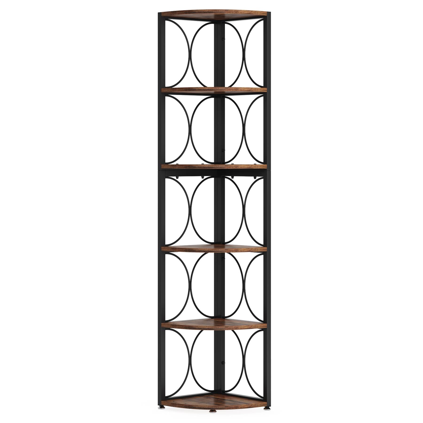 Eckregal mit 6 Einlegeböden, 170 cm hoch