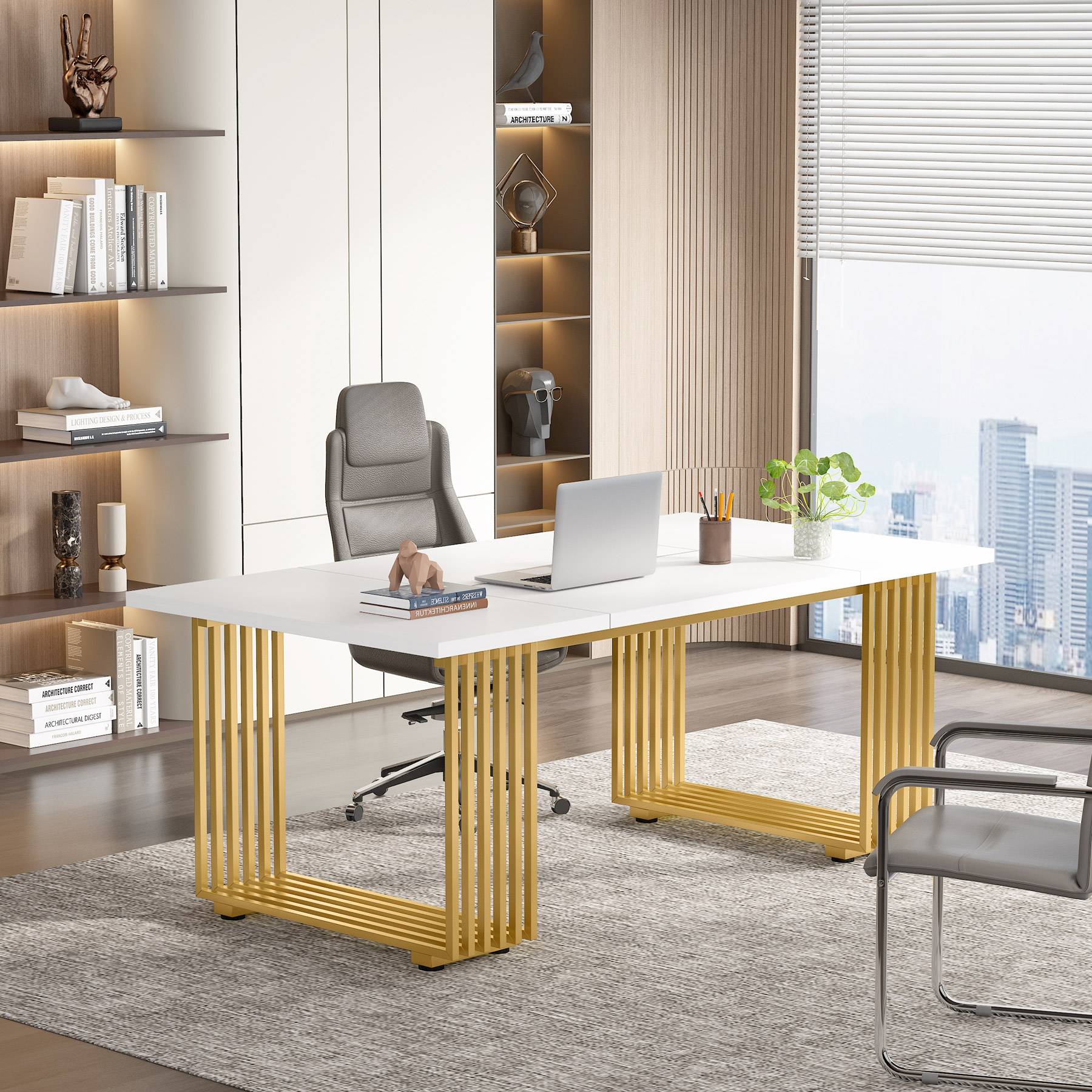 Elegantes Schreibtisch im modernen Stil, 180 cm