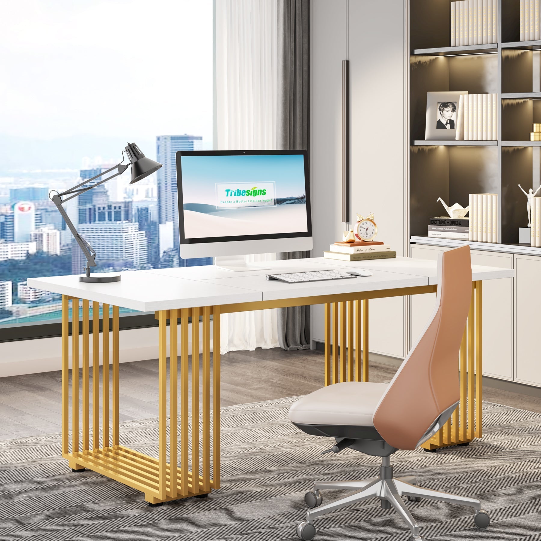 Elegantes Schreibtisch im modernen Stil, 180 cm