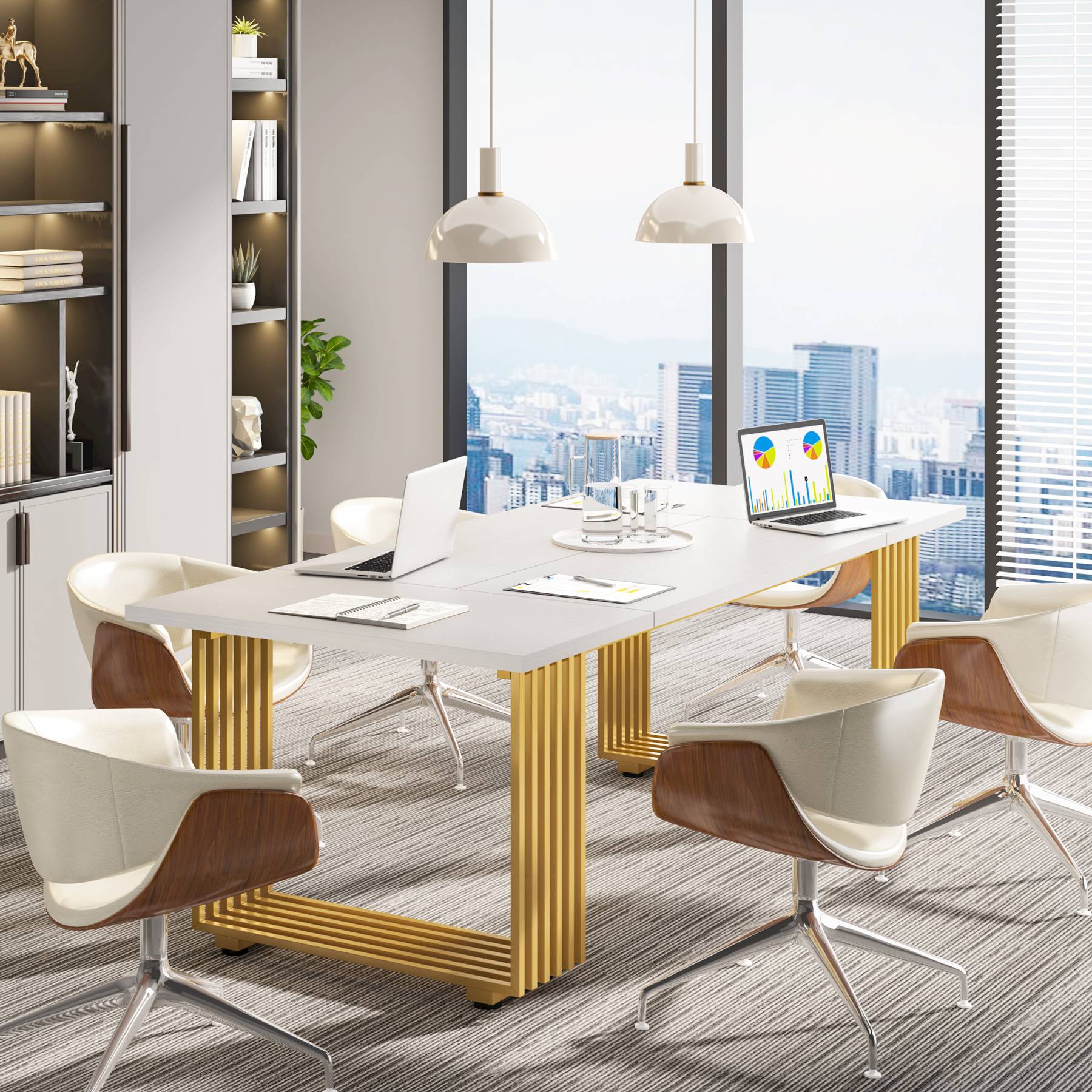 Elegantes Schreibtisch im modernen Stil, 180 cm
