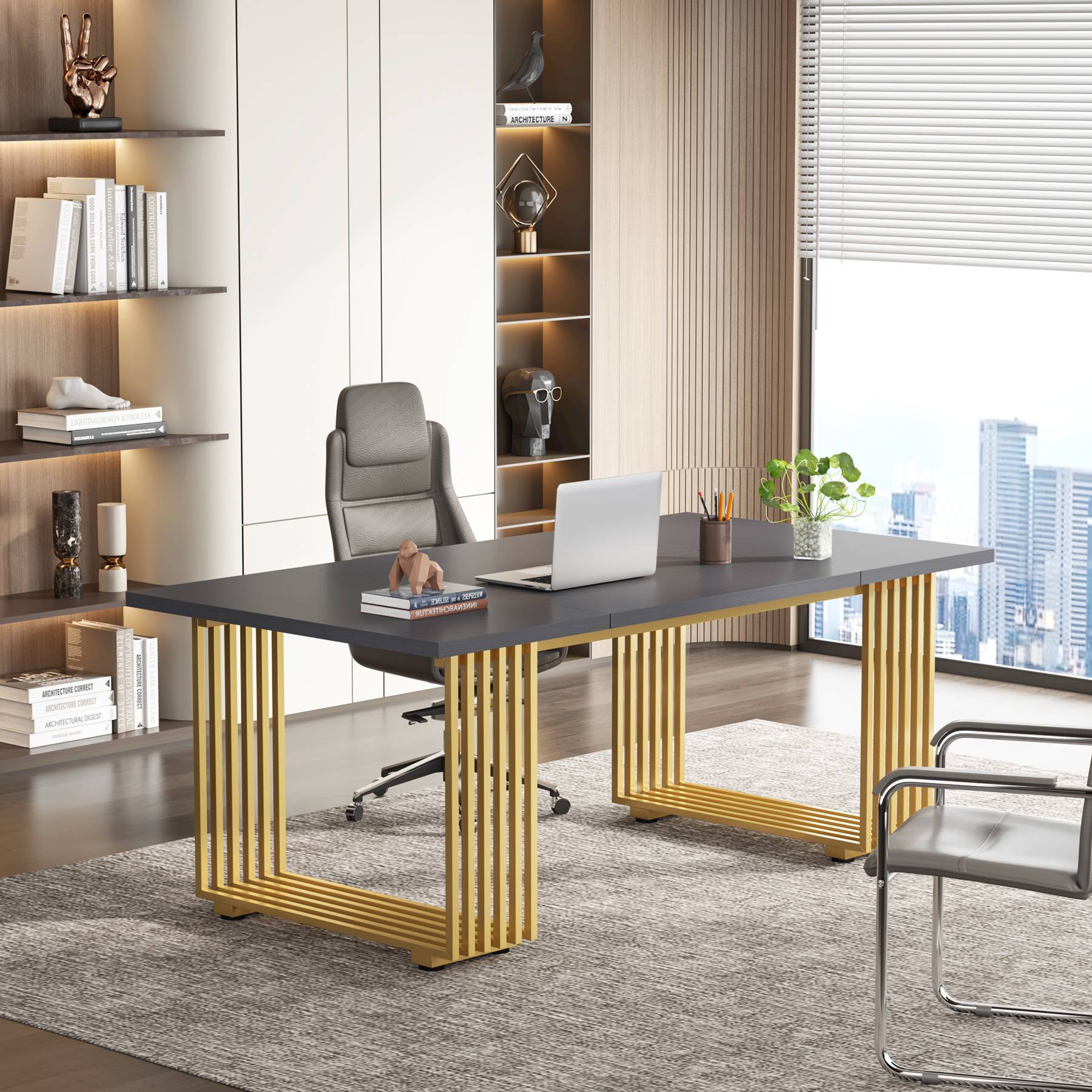 Elegantes Schreibtisch im modernen Stil, 180 cm