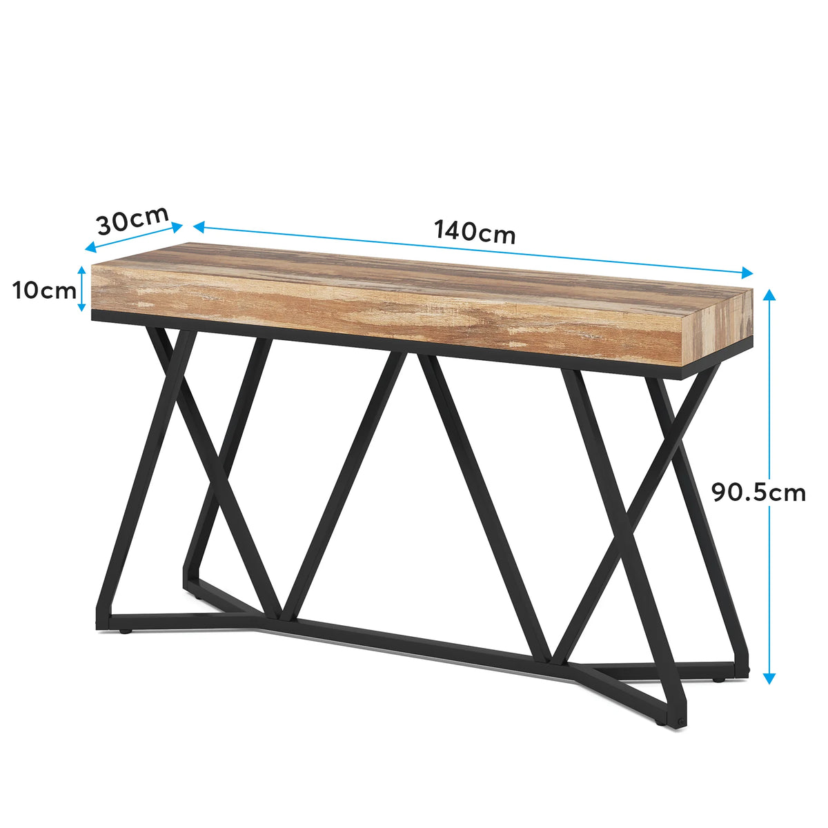 Rustikaler Konsolentisch 140cm