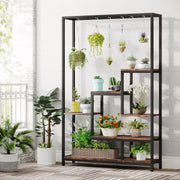Großes Regal für Blumen und Dekorationen mit 6 Haken