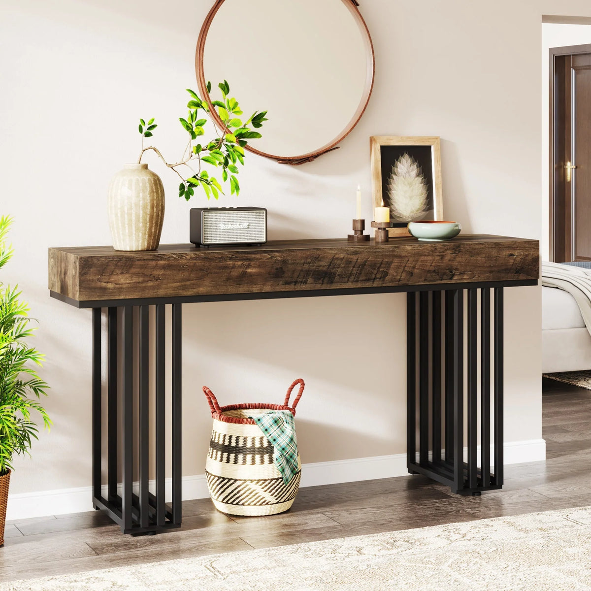 Konsolentisch 140 cm mit Metallbeinen