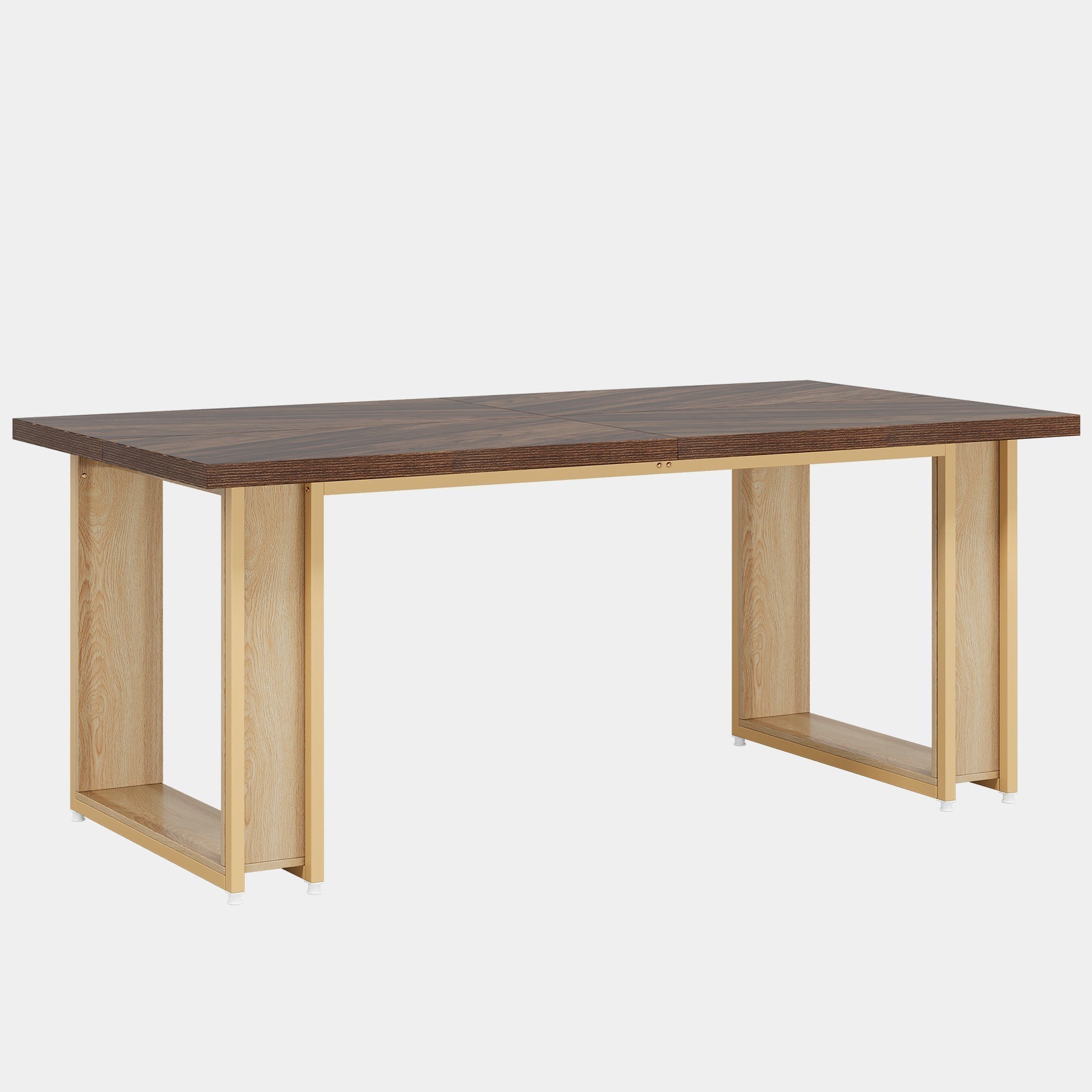 Rechteckiger Computer-Schreibtisch 160 cm für Zuhause