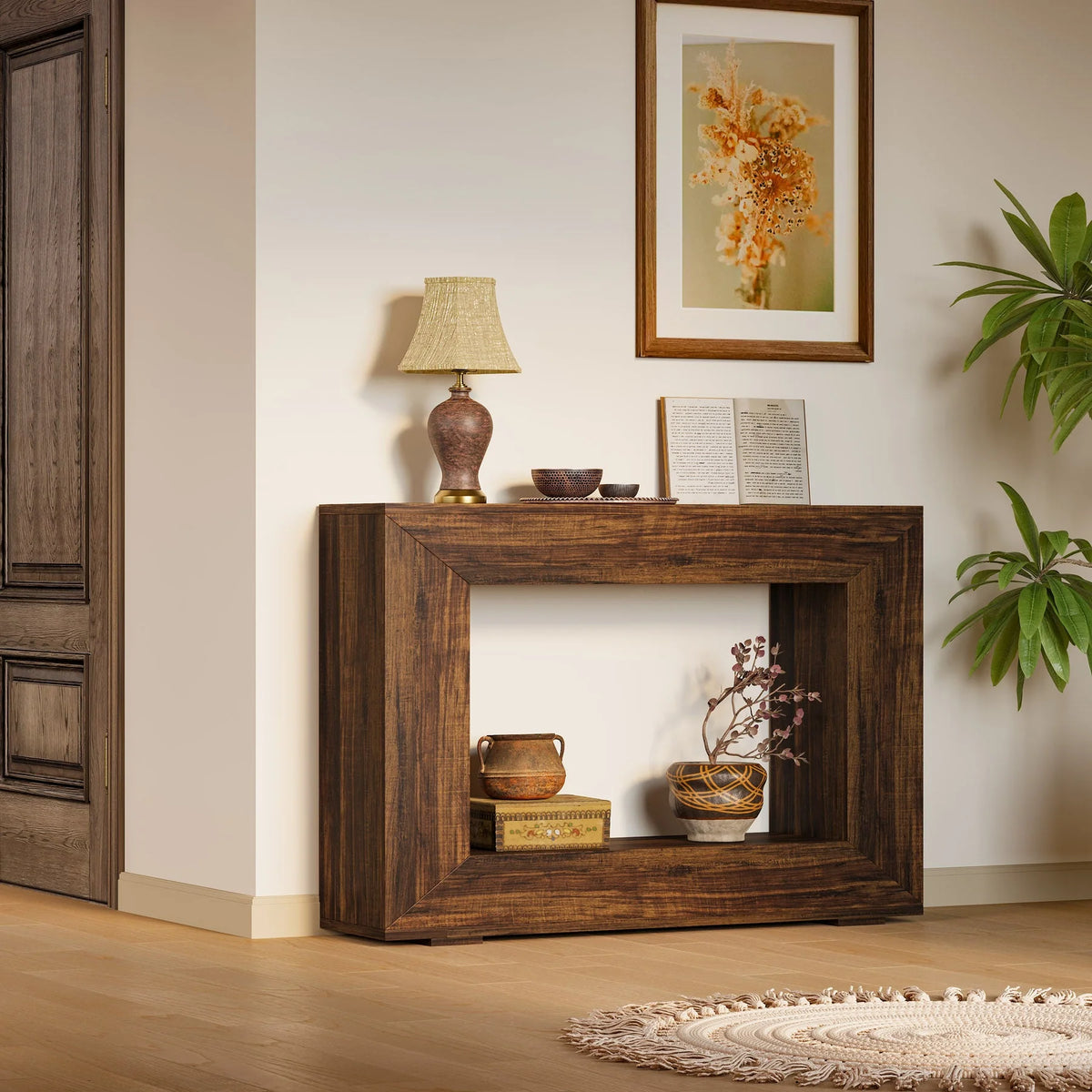 Landhaus Konsolentisch 120 cm mit Stauraum