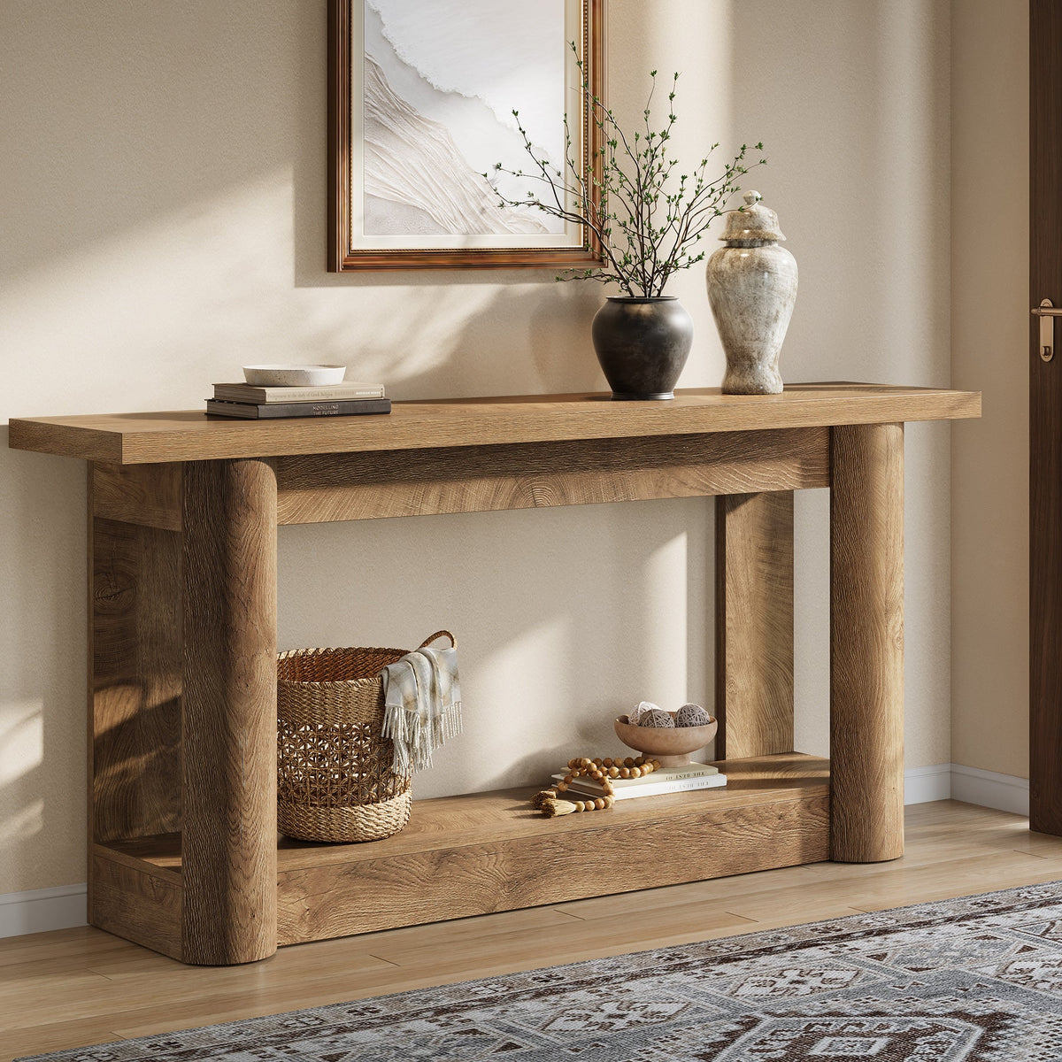 Zweistöckiger Konsolentisch 160 cm Farmhouse