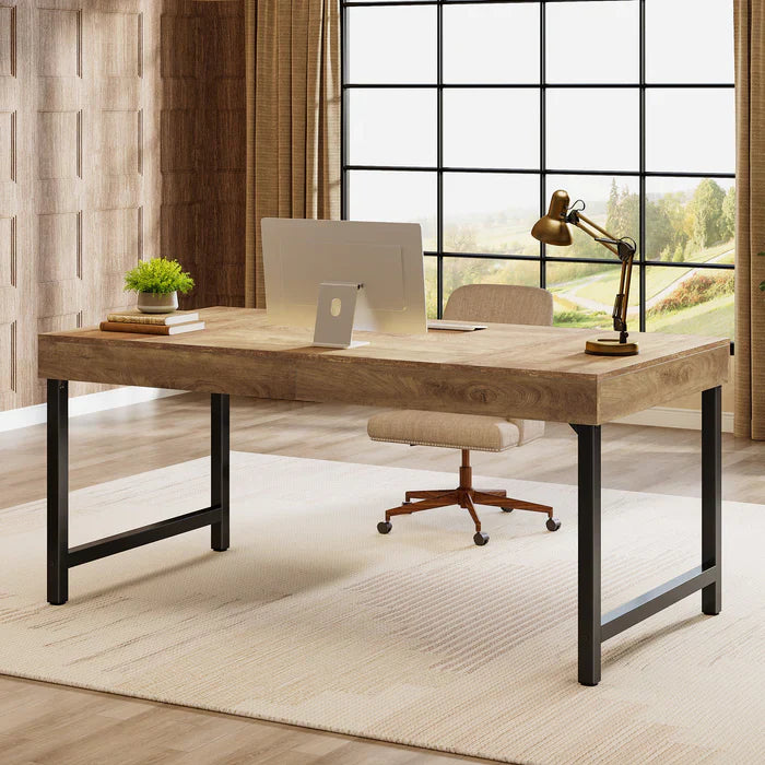 Computerschreibtisch 140 cm rustikales Design