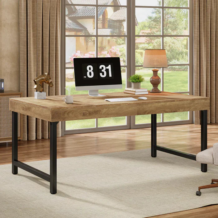Computerschreibtisch 140 cm rustikales Design