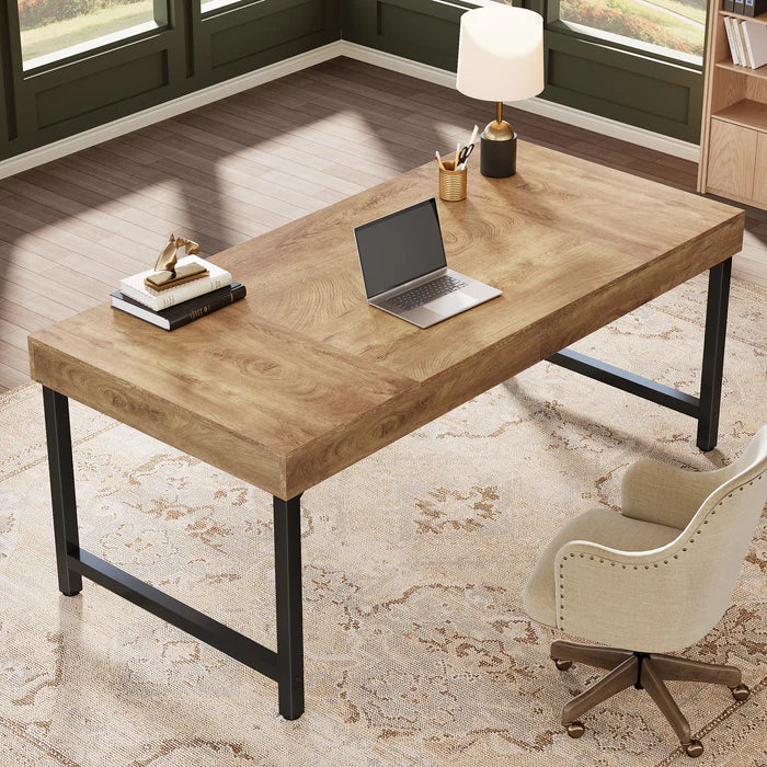 Computerschreibtisch 140 cm rustikales Design