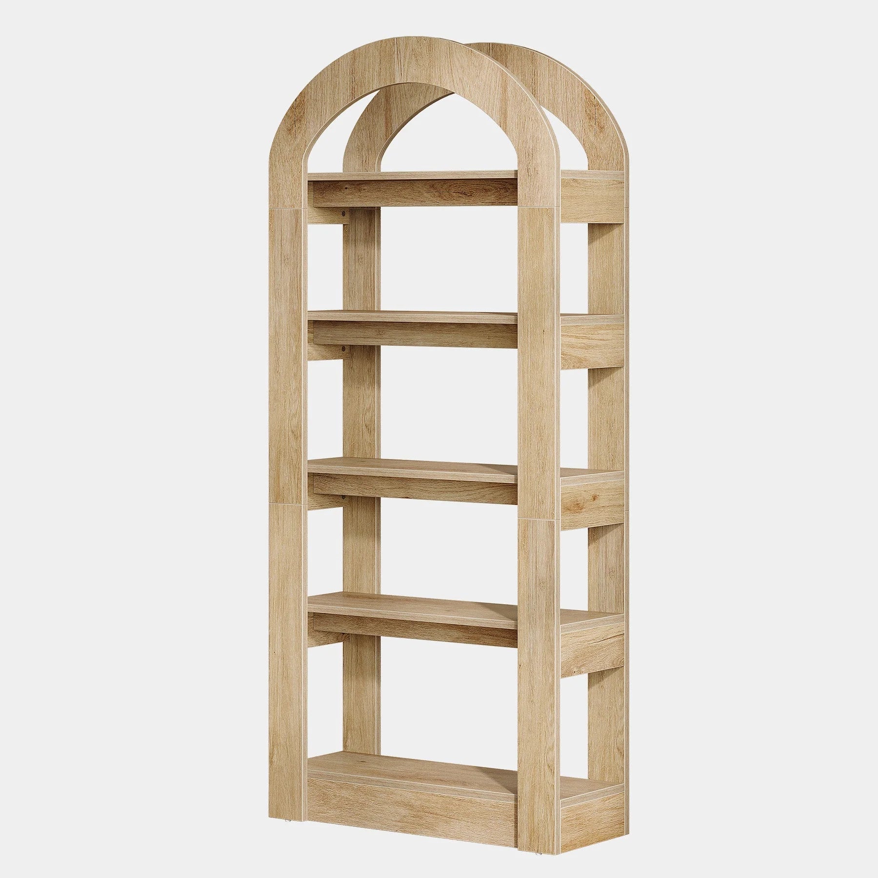 Holzregal gewölbt, 5-etagig