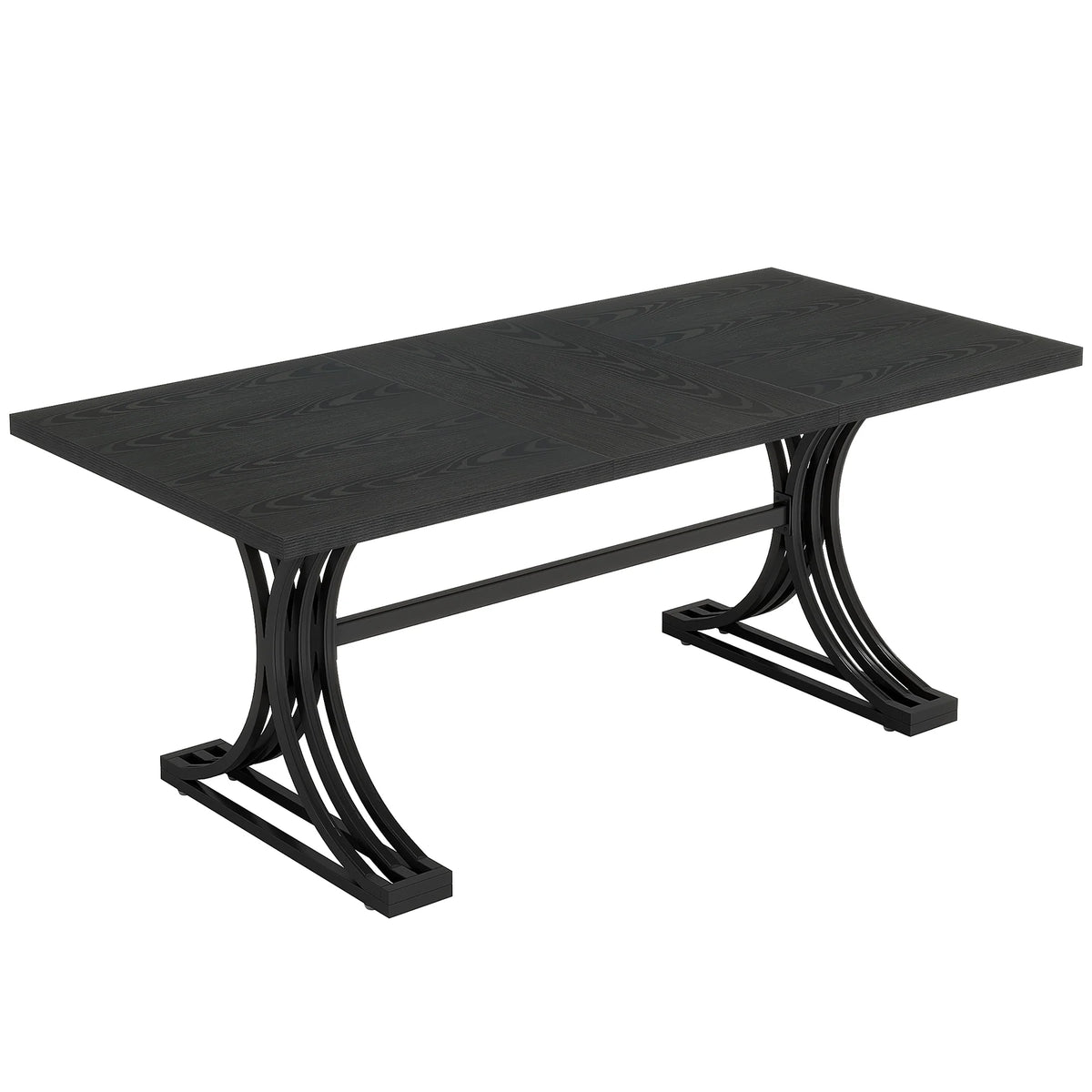 Esstisch rechteckig 160x80 cm mit Marmorplatte