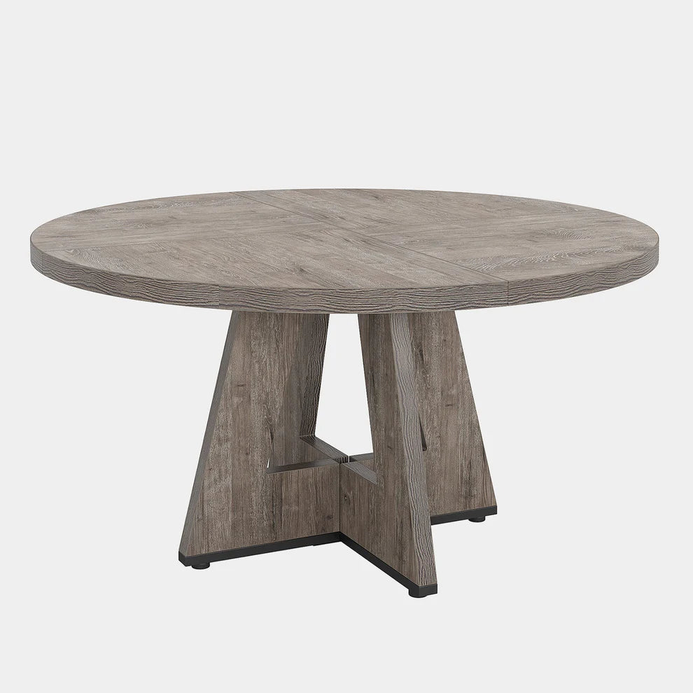 Runder Esstisch aus Holz für 4 Personen