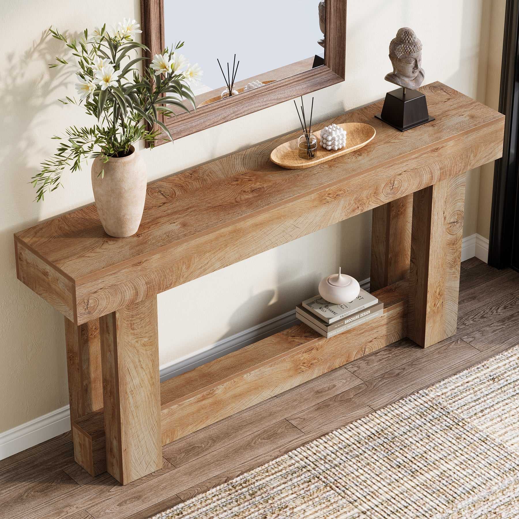 Konsolentisch aus Holz im Landhausstil
