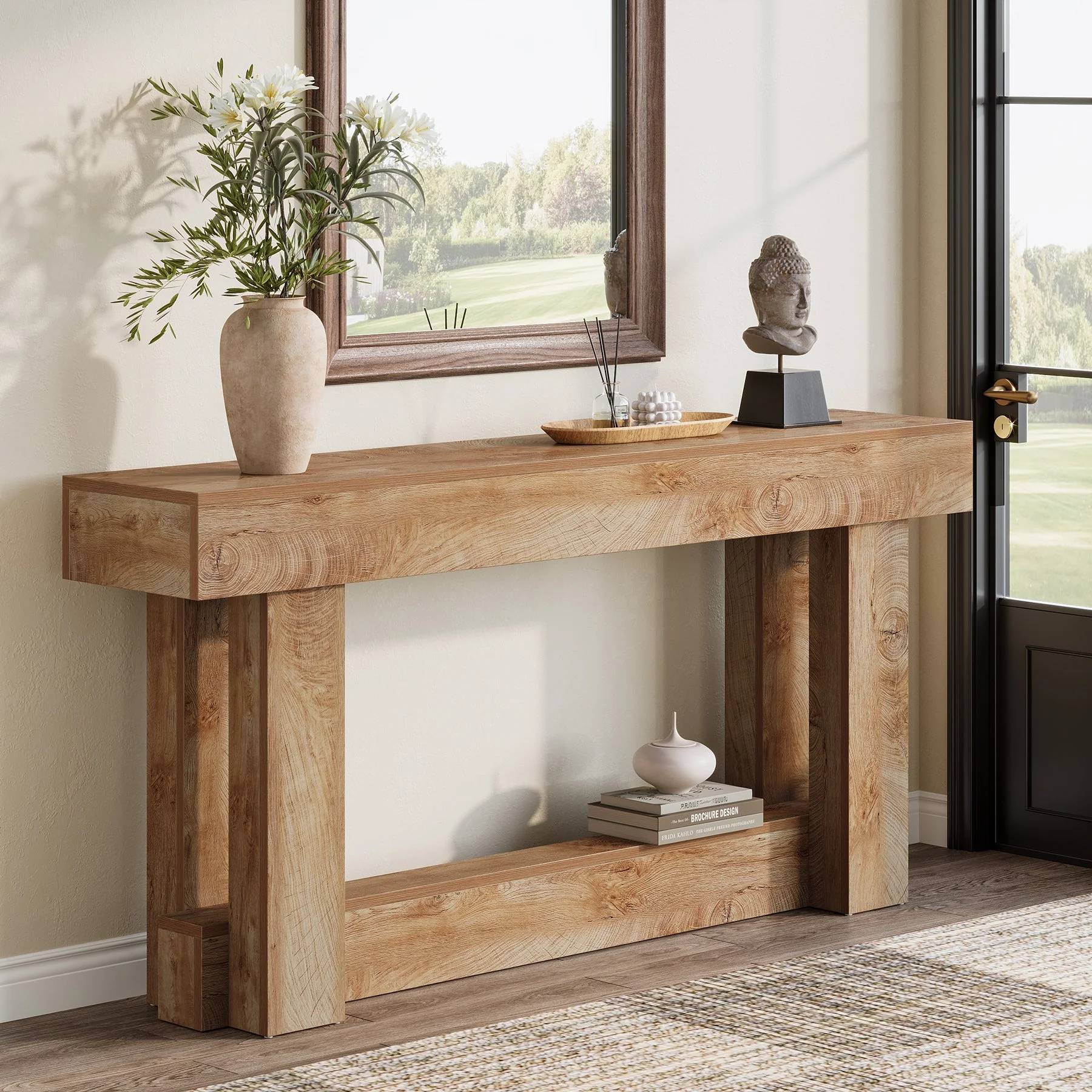Konsolentisch aus Holz im Landhausstil