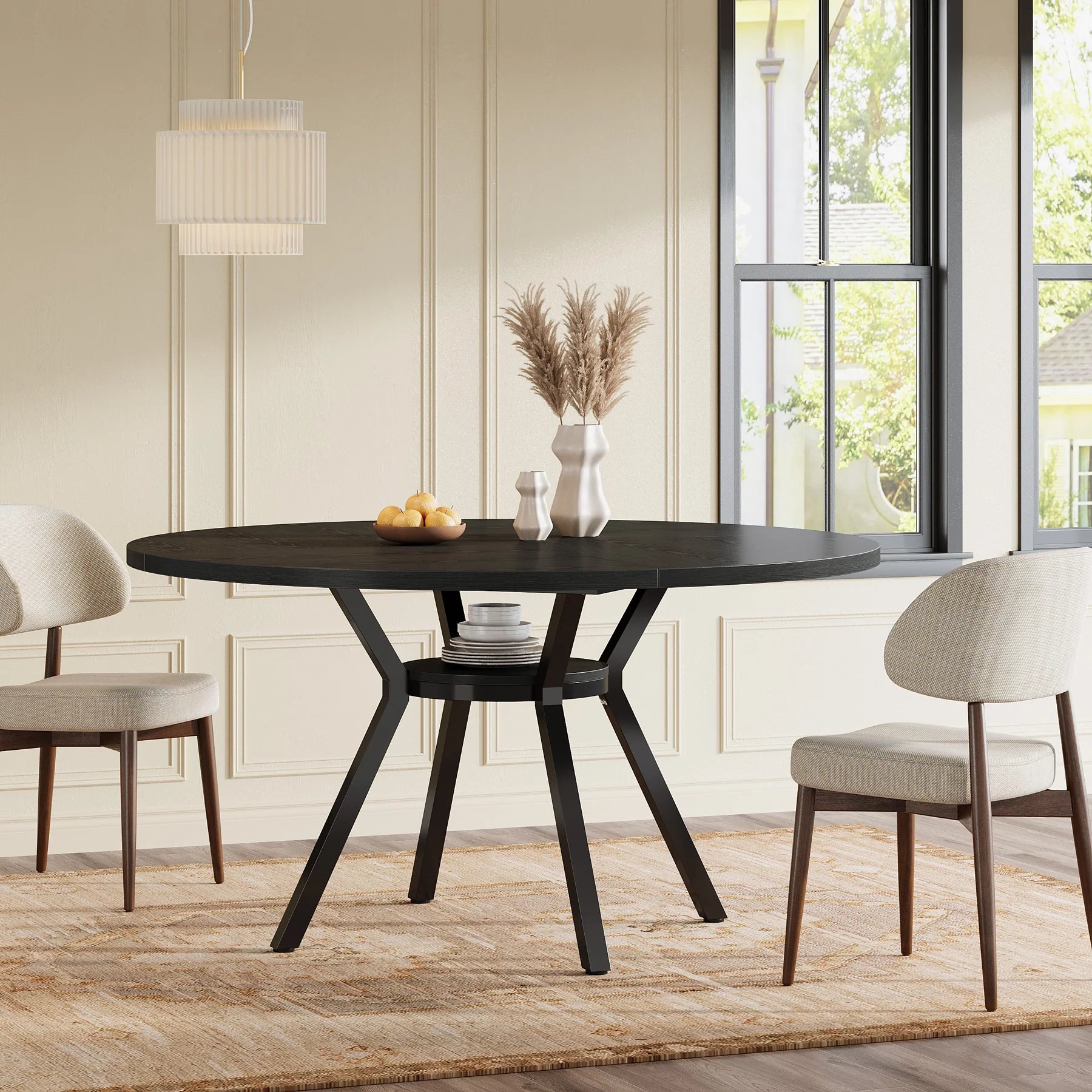 Runder Esstisch 120 cm für 4-6 Personen