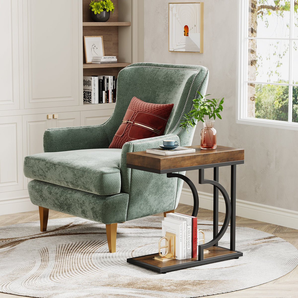 Beistelltisch C-förmig 60 cm