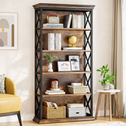 6-stufiges Bücherregal im Vintage-Stil