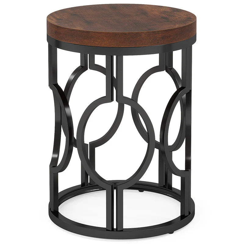 Runder Beistelltisch 45 cm Industriedesign