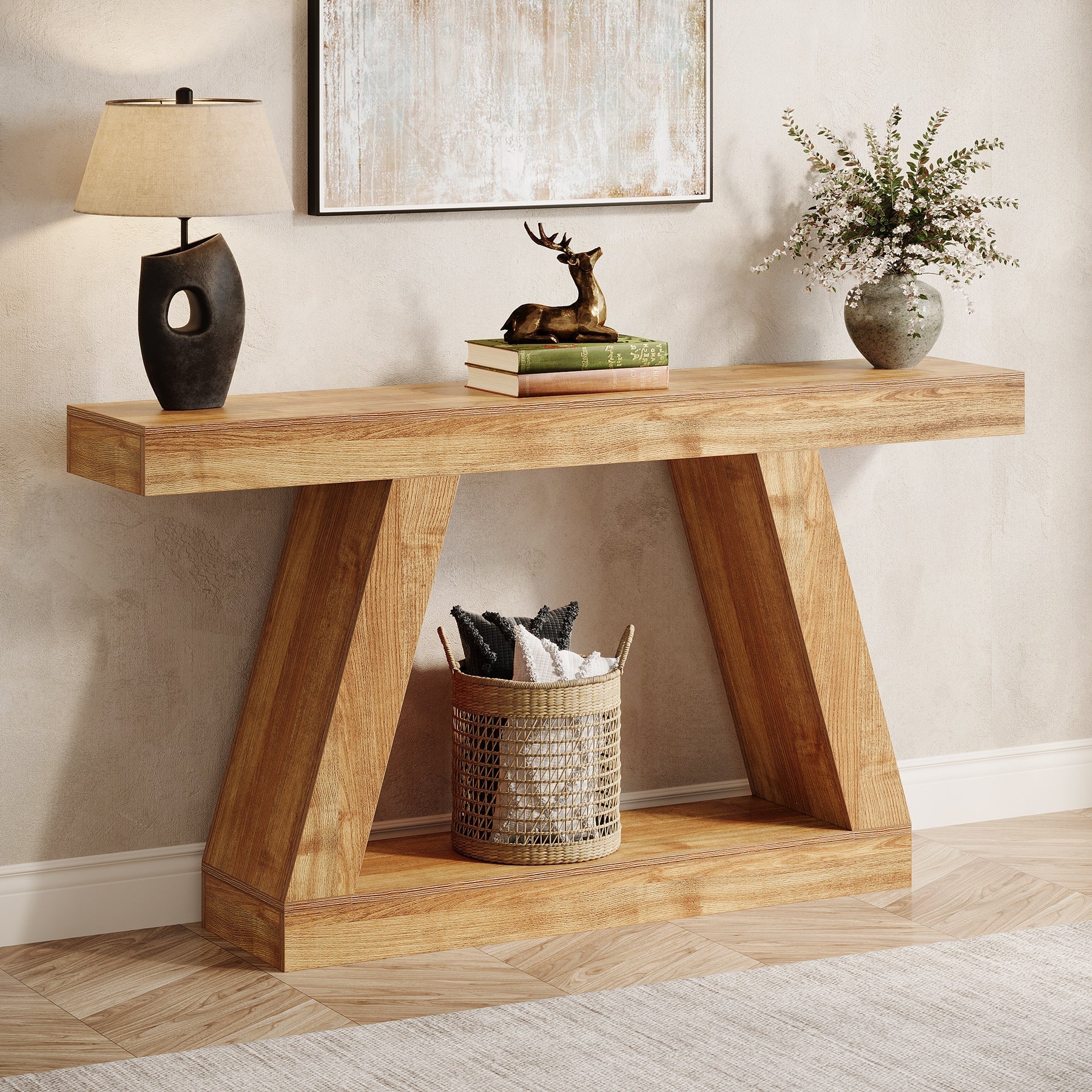 Konsolentisch im Landhausstil Provence, 140 cm