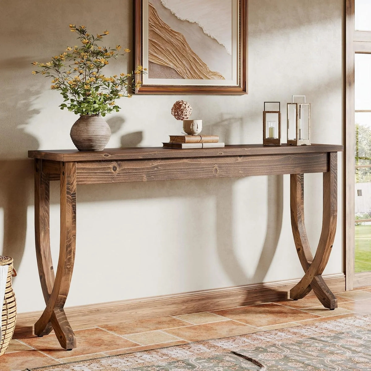 Konsole 160 cm aus Massivholz im Landhausstil