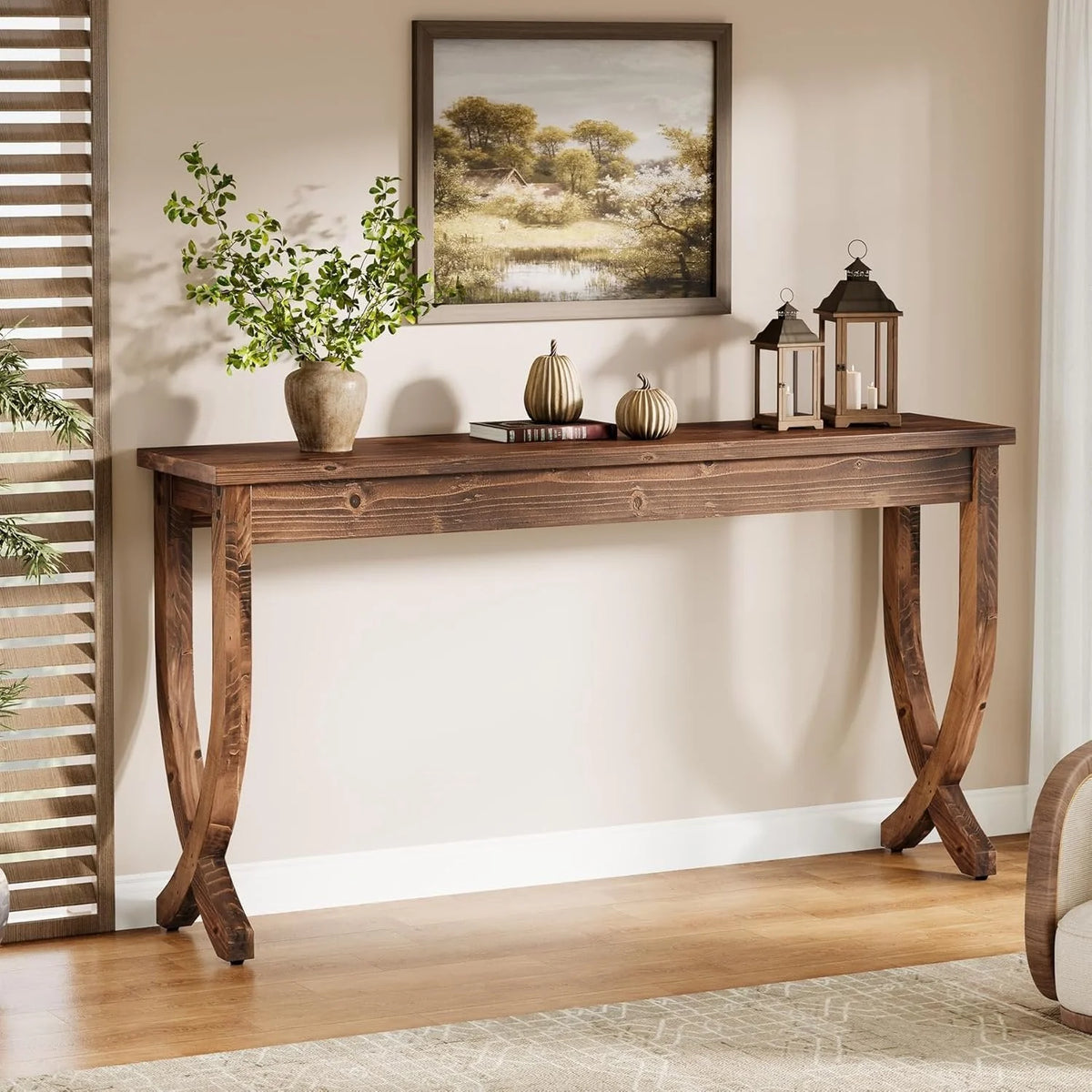 Konsole 160 cm aus Massivholz im Landhausstil