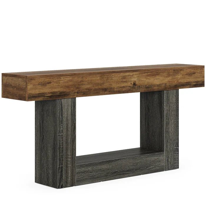 Rustikale Holzkonsole 160 cm im Landhausstil