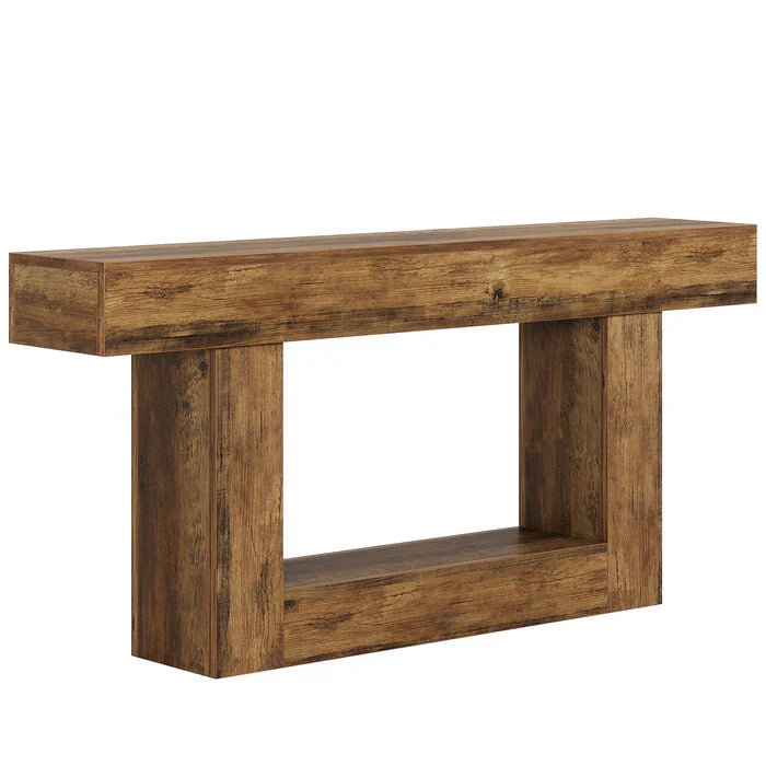 Rustikale Holzkonsole 160 cm im Landhausstil