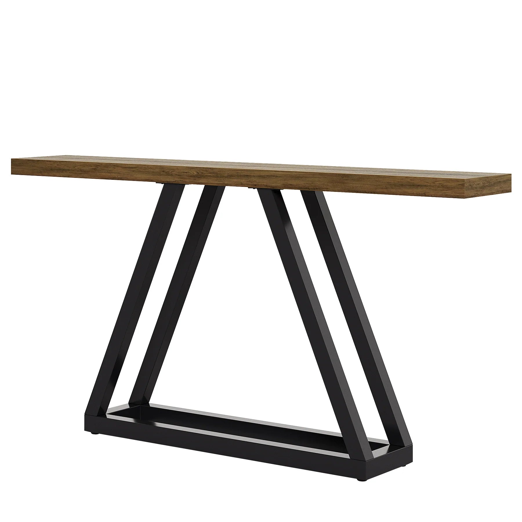 Schmale Industriekonsole 160 cm schwarz