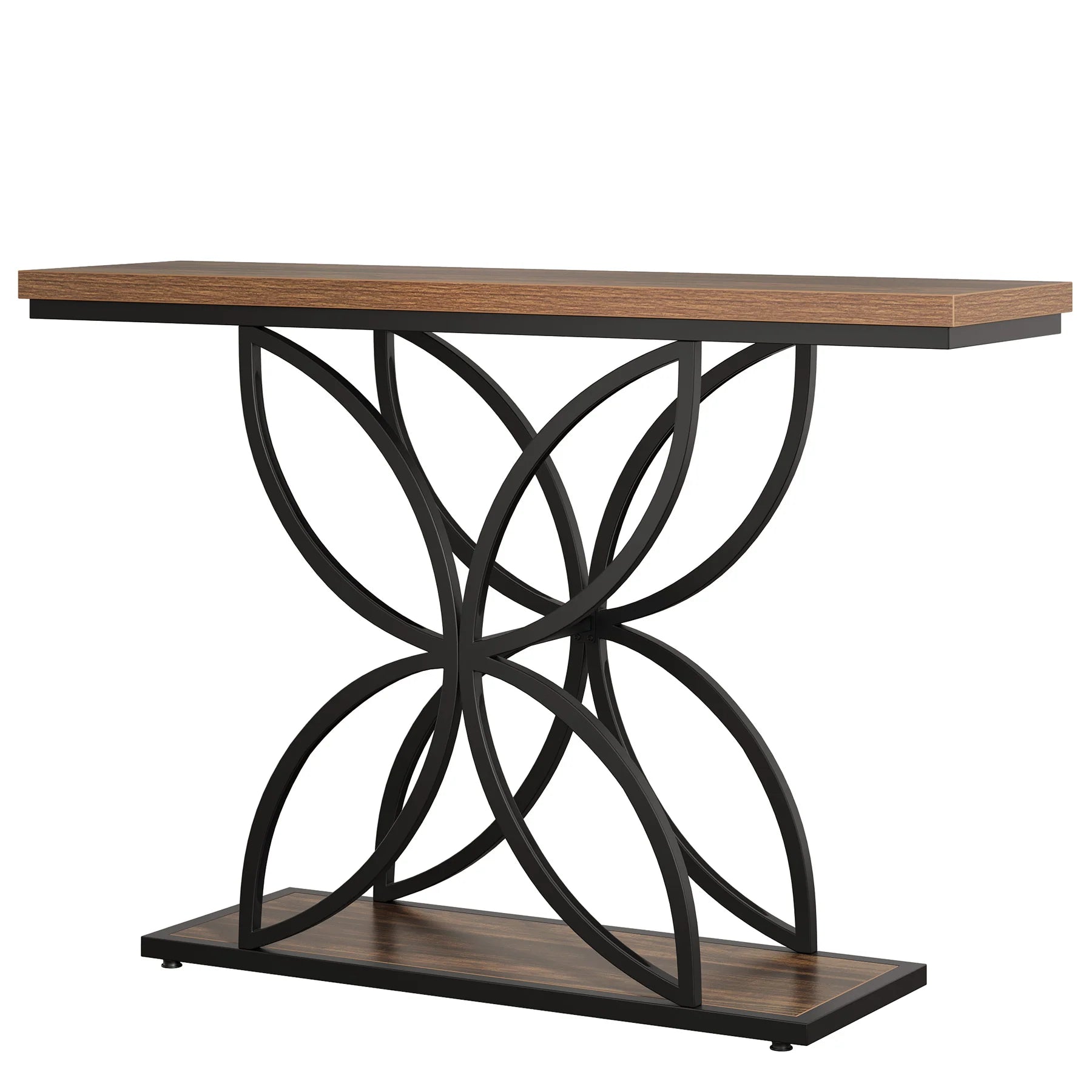 Konsole 120 cm mit Schmetterling-Metallgestell